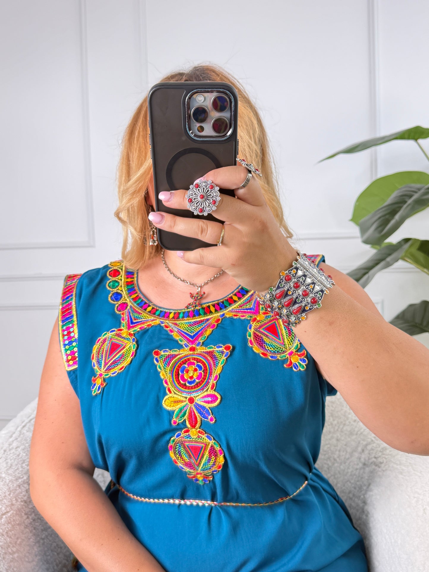 Robe de maison kabyle — Modèle Yelli
