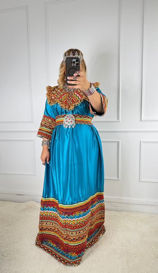 Robe de soirée kabyle — Modèle Zohra Yelli