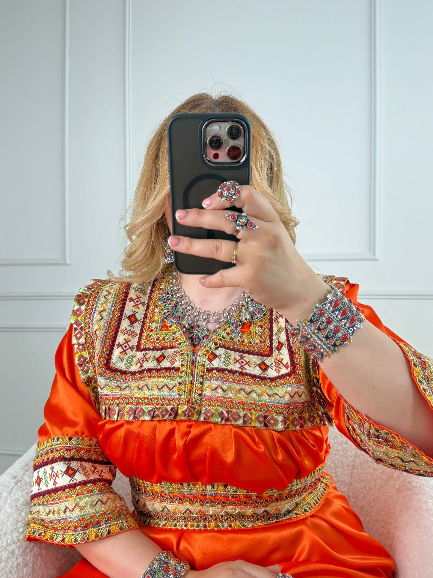 Robe de soirée kabyle — Modèle Melya Yelli