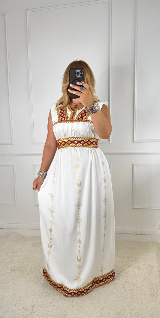 Robe d’hôtesse kabyle — Modèle Sonia Yelli
