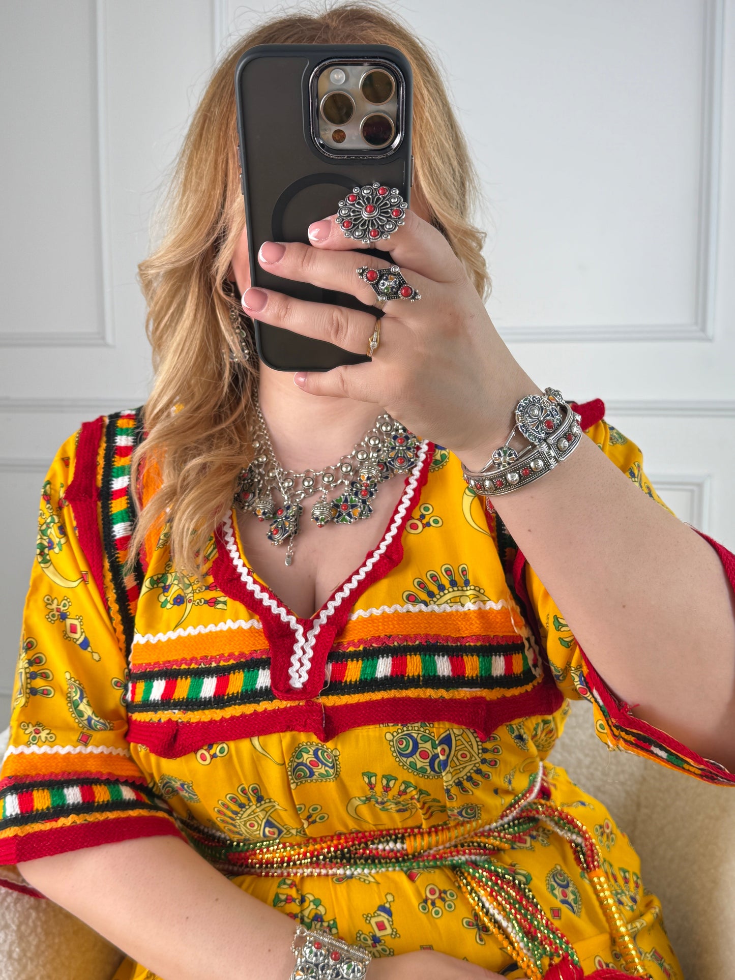 Robe de maison kabyle — Modèle Kenza Yelli