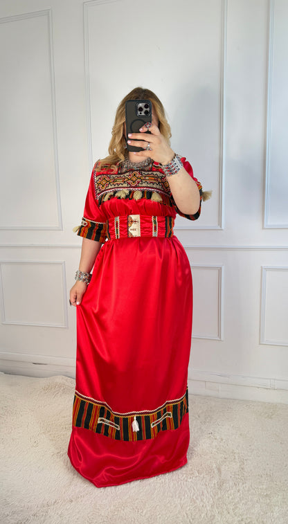 Robe de soirée kabyle — Modèle Tamazight Yelli