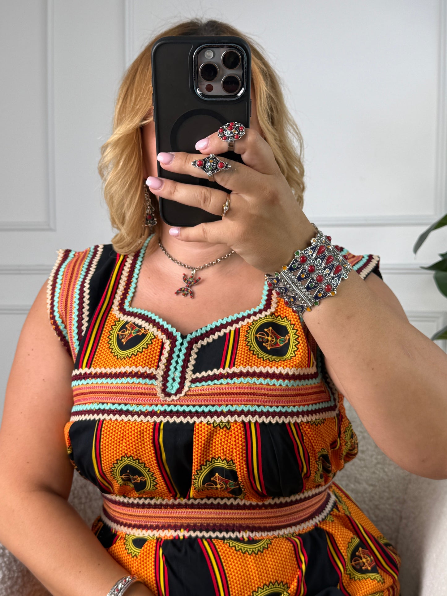 Robe de maison kabyle — Modèle Samira (Copie) Yelli