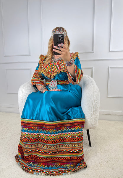 Robe de soirée kabyle — Modèle Zohra Yelli