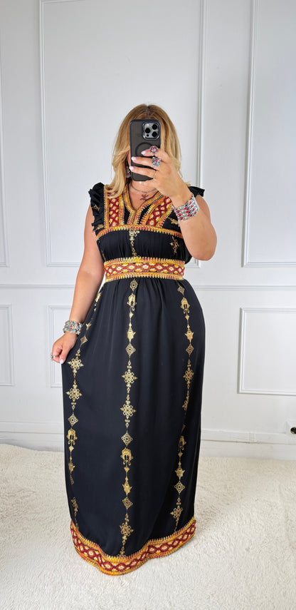 Robe d’hôtesse kabyle — Modèle Sonia Yelli