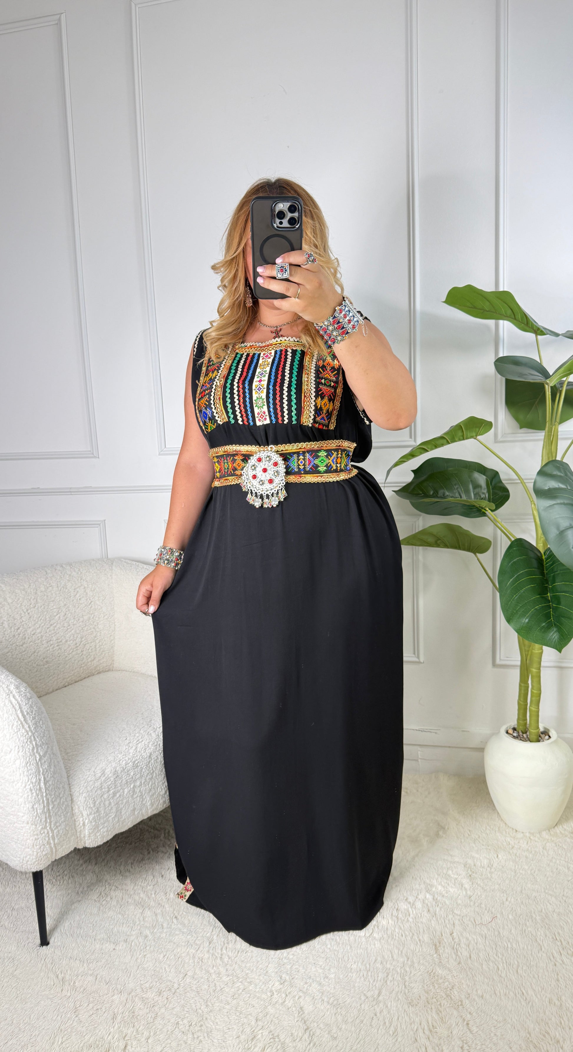 Robe de maison kabyle — Modèle Yelli