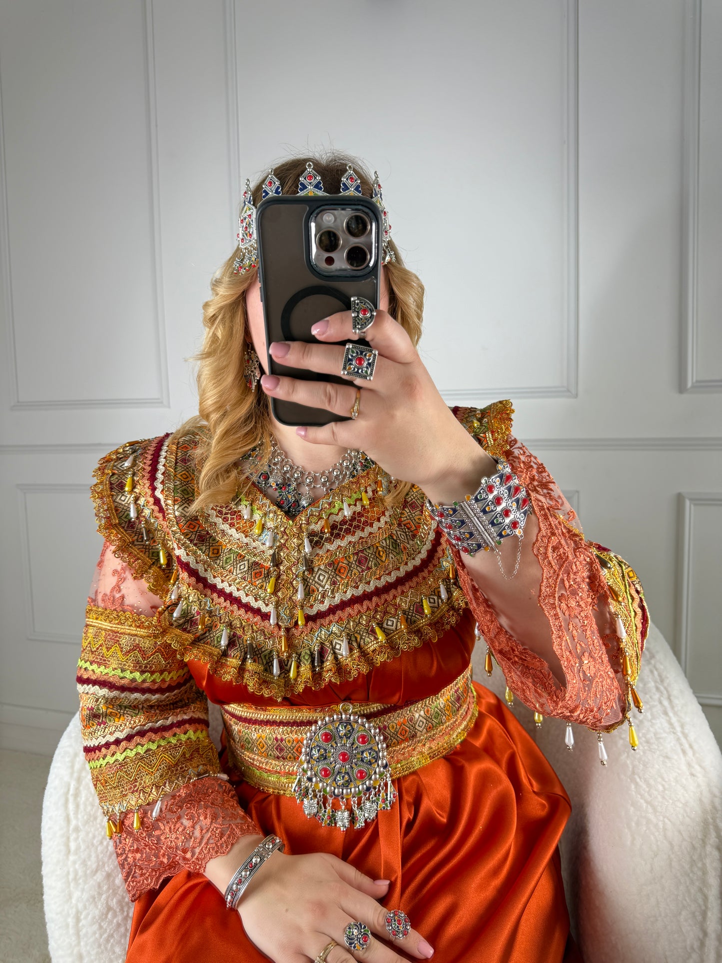 Robe de soirée kabyle — Modèle Lamia