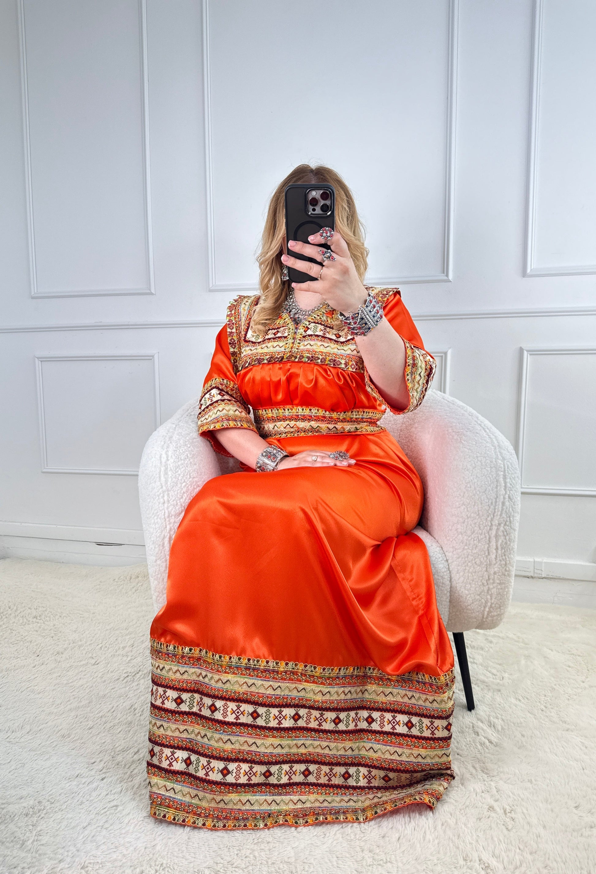 Robe de soirée kabyle — Modèle Yelli