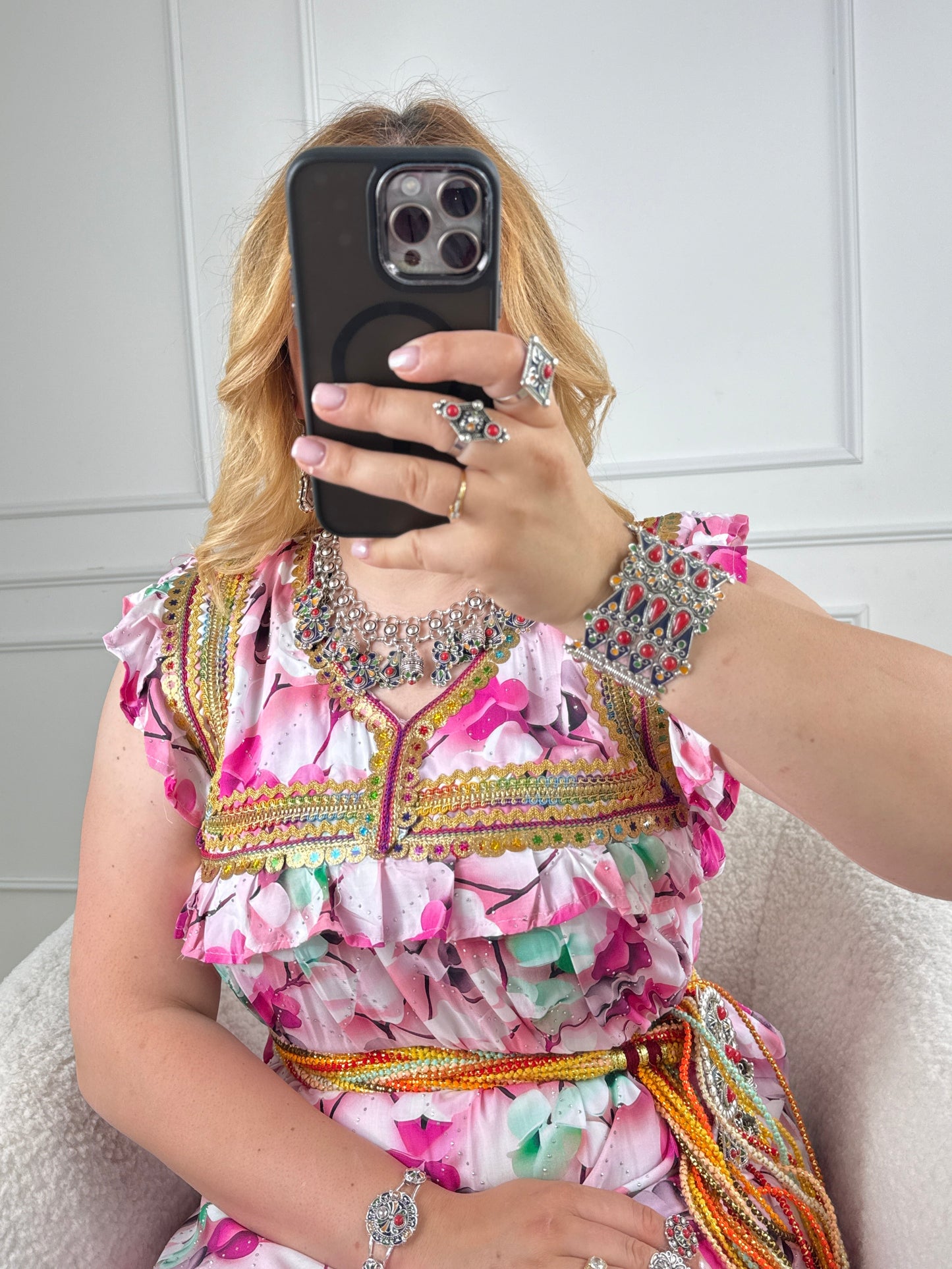 Robe de maison kabyle — Modèle Sania Yelli