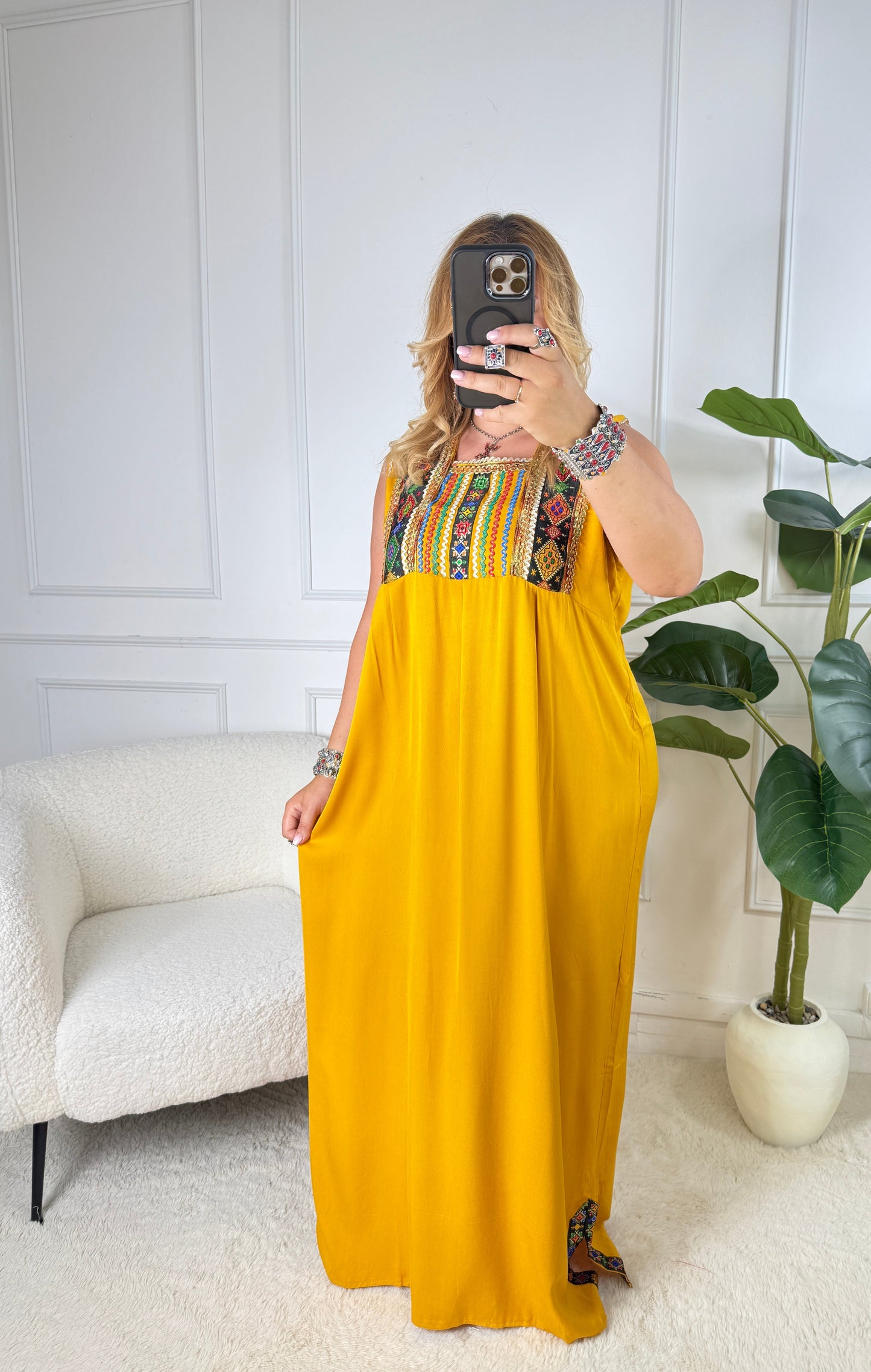 Robe de maison kabyle — Modèle Yelli