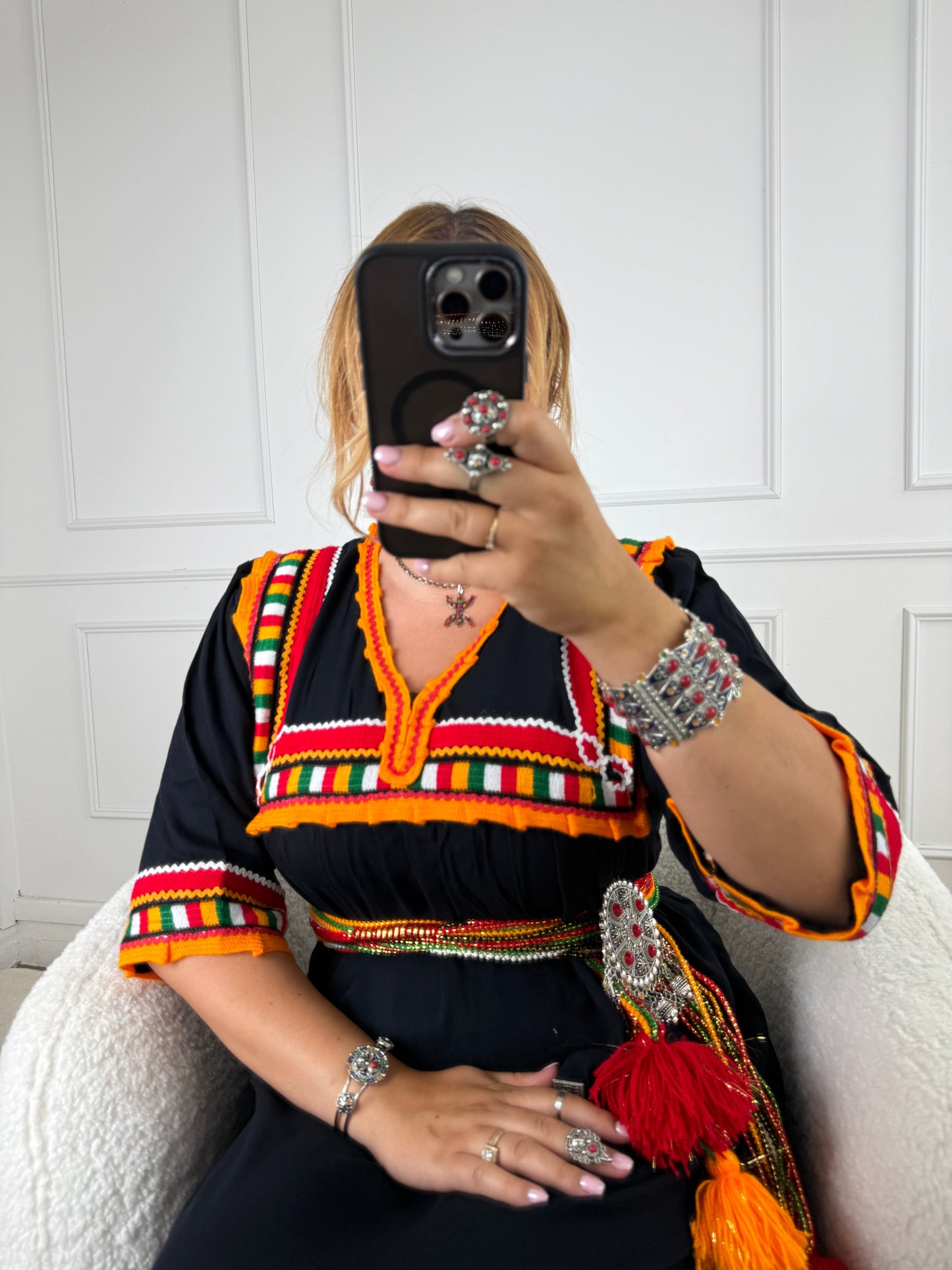 Robe de maison kabyle — Modèle Danya Yelli