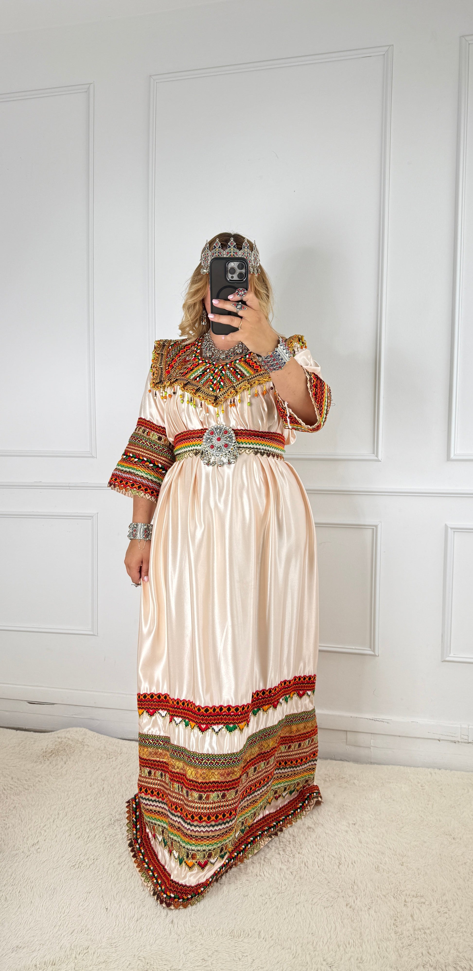 Robe de soirée kabyle — Modèle Zohra Yelli