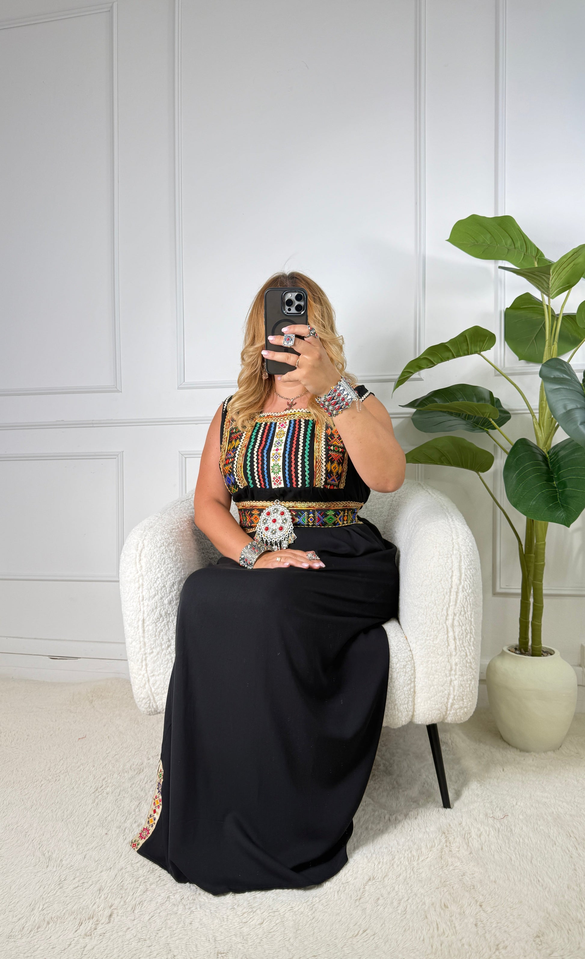 Robe de maison kabyle — Modèle Yelli