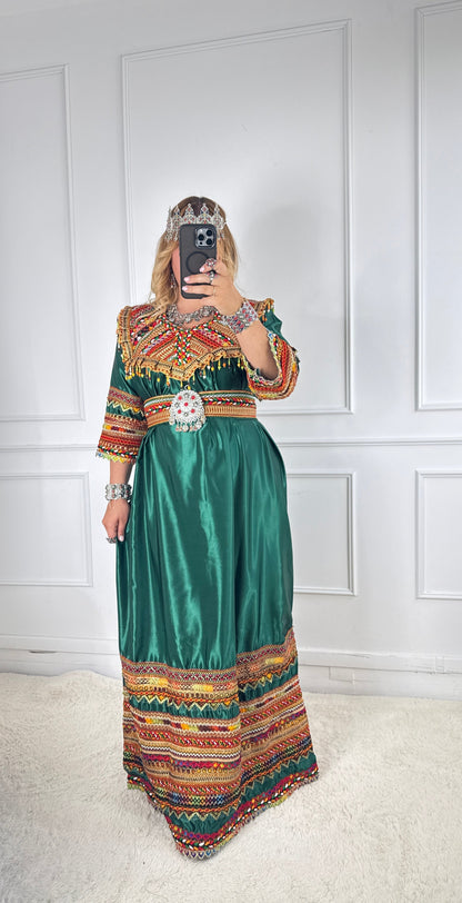 Robe de soirée kabyle — Modèle Zohra Yelli