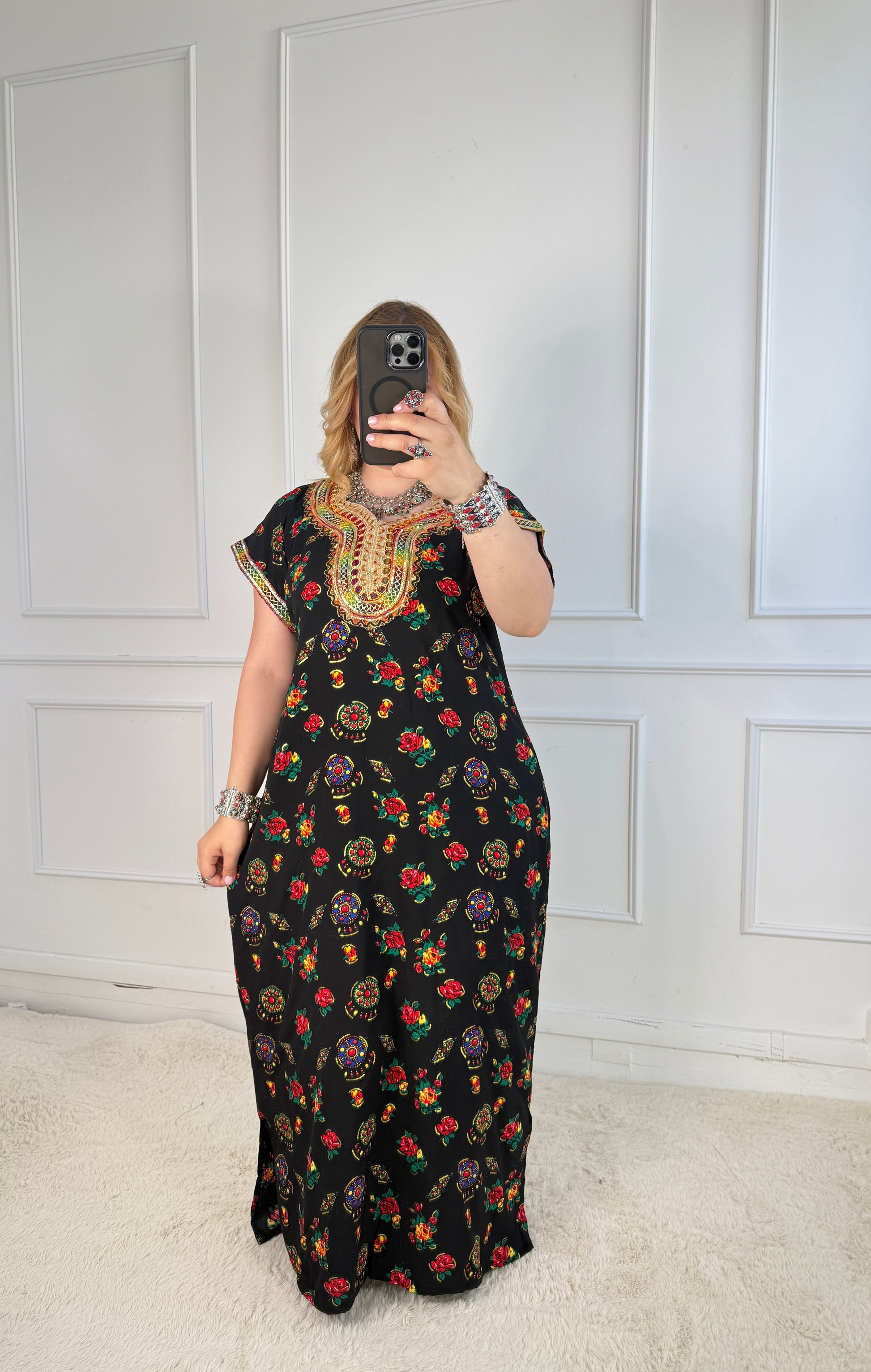 Robe de maison kabyle — Modèle Samira Yelli