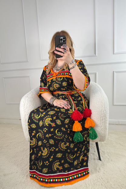 Robe de maison kabyle — Modèle Kenza Yelli