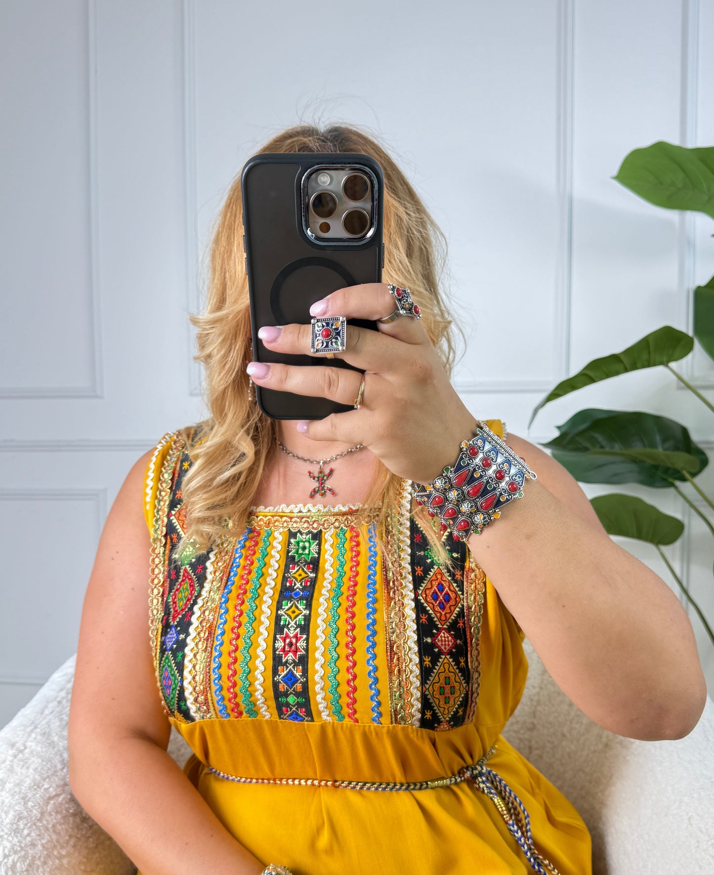 Robe de maison kabyle — Modèle Yelli