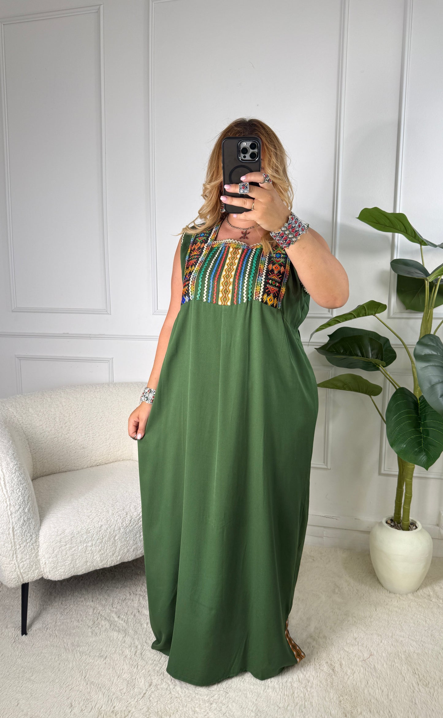 Robe de maison kabyle — Modèle Yelli