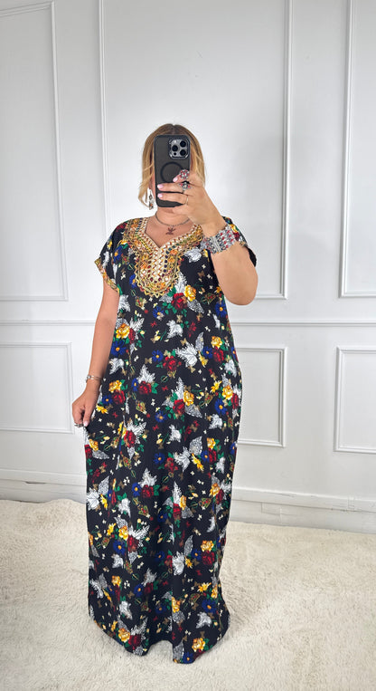 Robe de maison kabyle — Modèle Samira Yelli