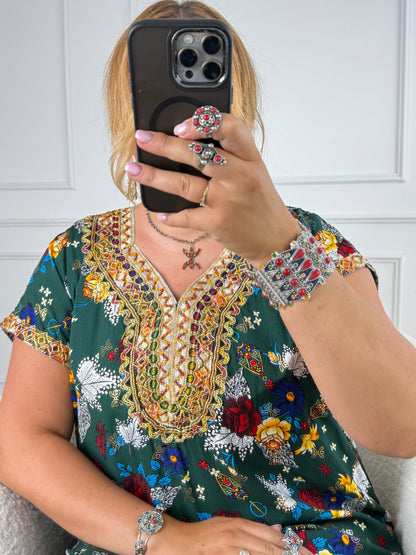 Robe de maison kabyle — Modèle Samira Yelli