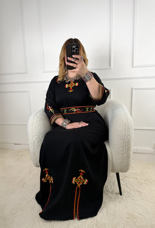 Robe kabyle Taous manche 3/4 Yelli
