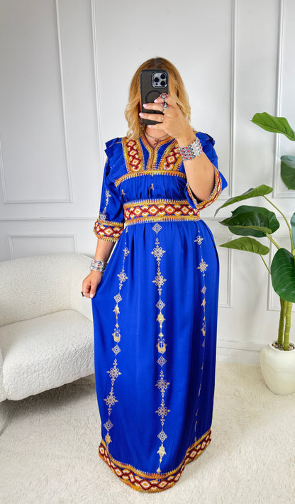 Robe d’hôtesse kabyle — Modèles Lylia Demi manches Yelli