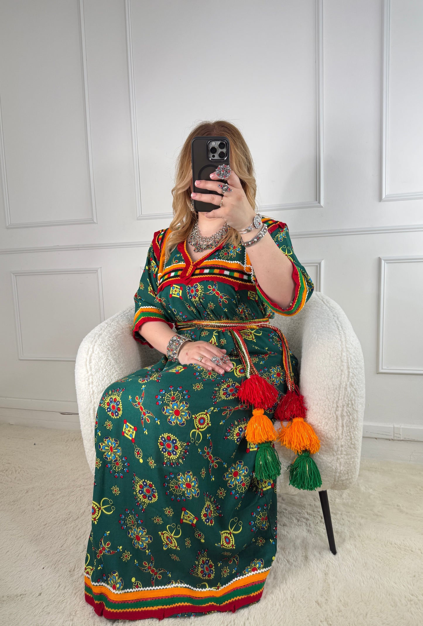 Robe Jida Kabyle – Modèle Kenza Yelli