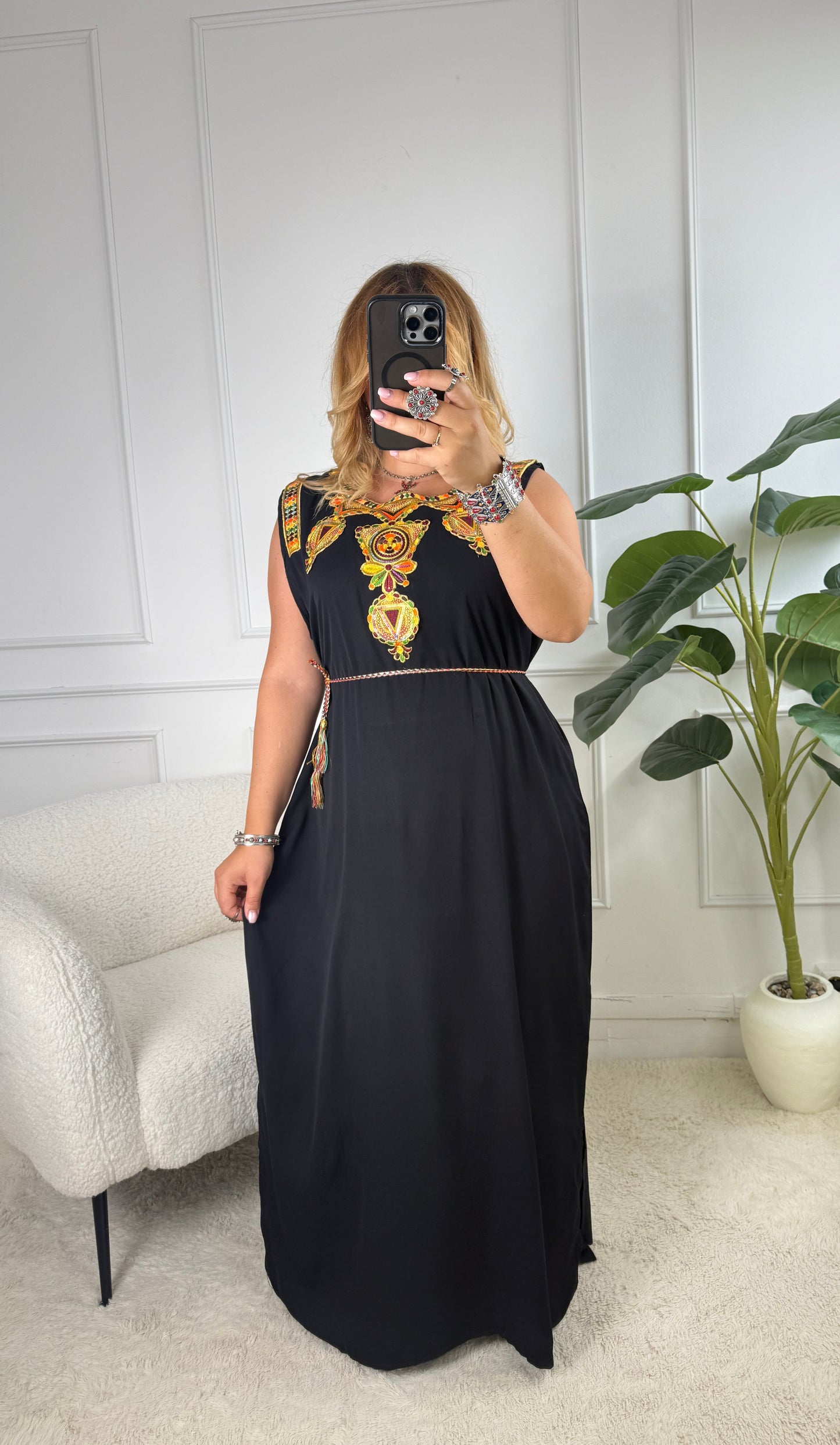 Robe de maison kabyle — Modèle Yelli