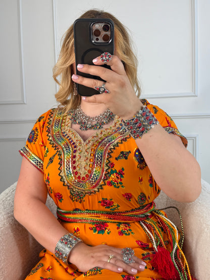 Robe de maison kabyle — Modèle Samira Yelli