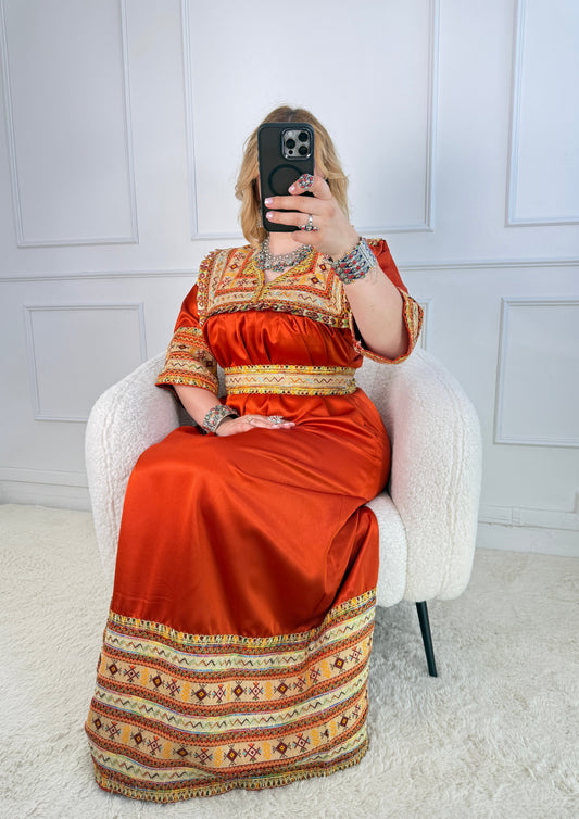 Robe de soirée kabyle — Modèle Melya Yelli