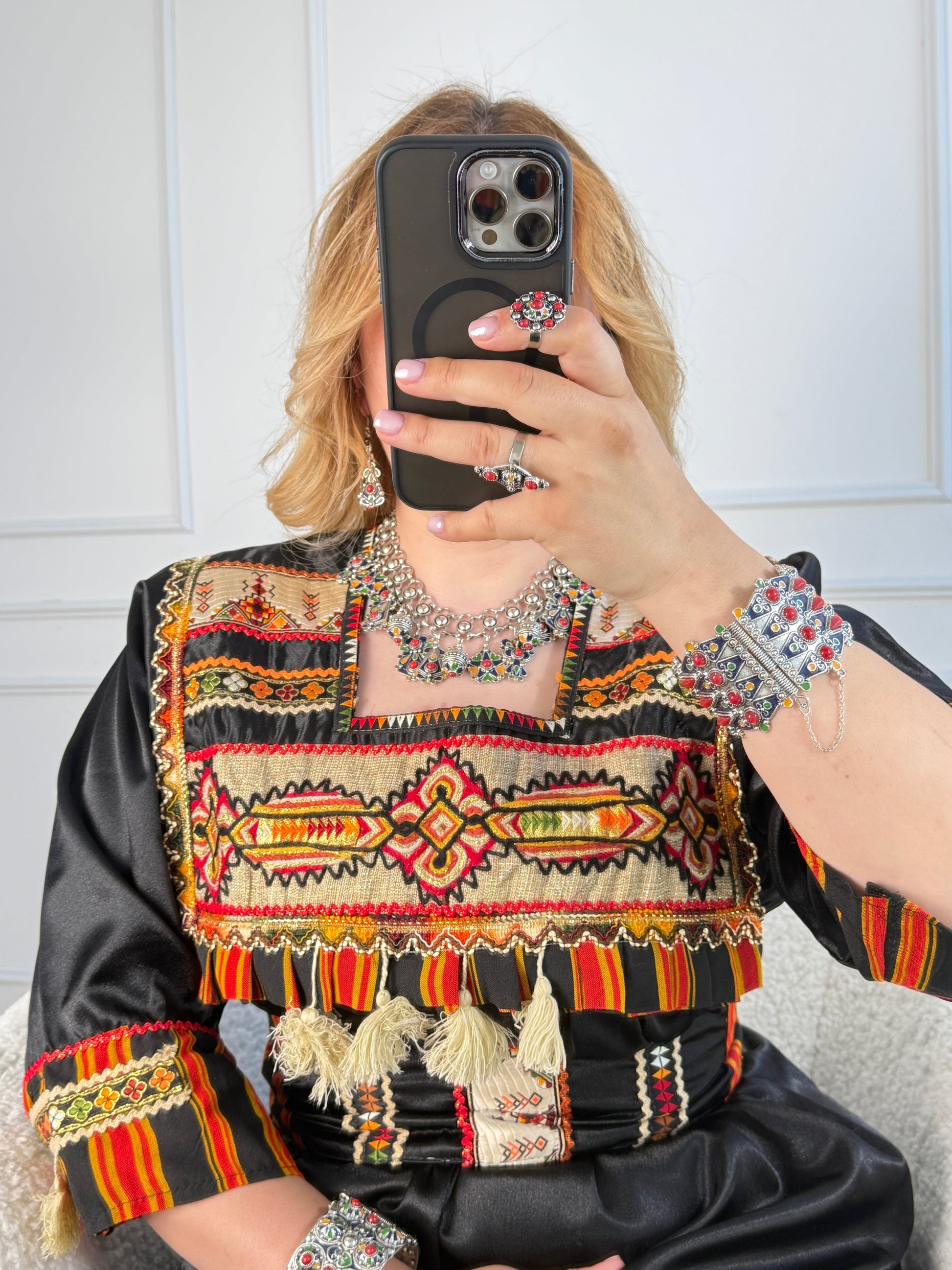 Robe de soirée kabyle — Modèle Tamazight Yelli