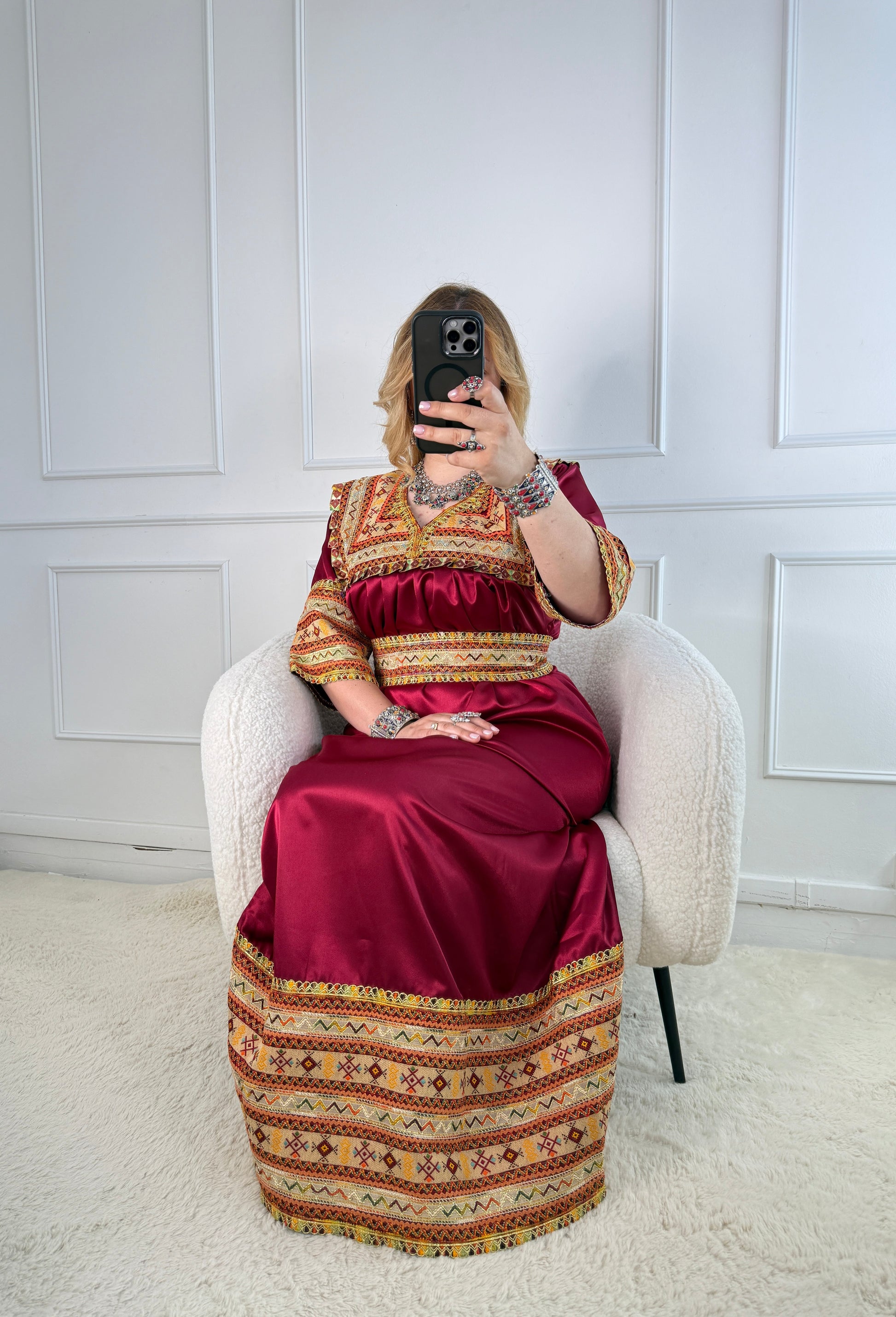 Robe de soirée kabyle — Modèle Melya Yelli
