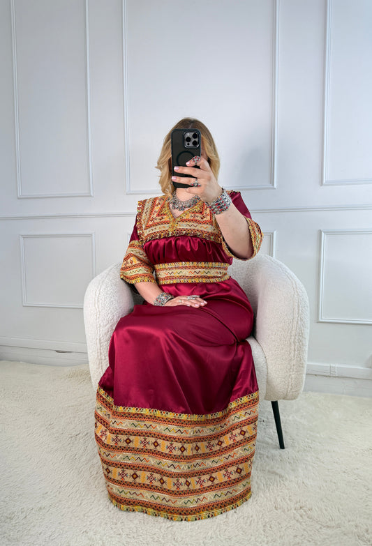 Robe de soirée kabyle — Modèle Melya Yelli