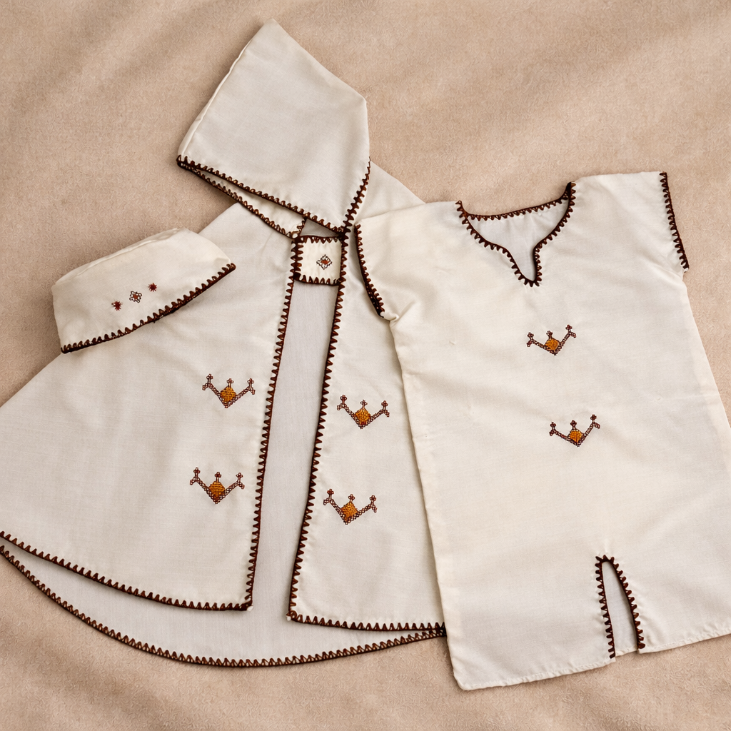 Tenue de circoncision kabyle – Confection artisanale Robes Kabyles
