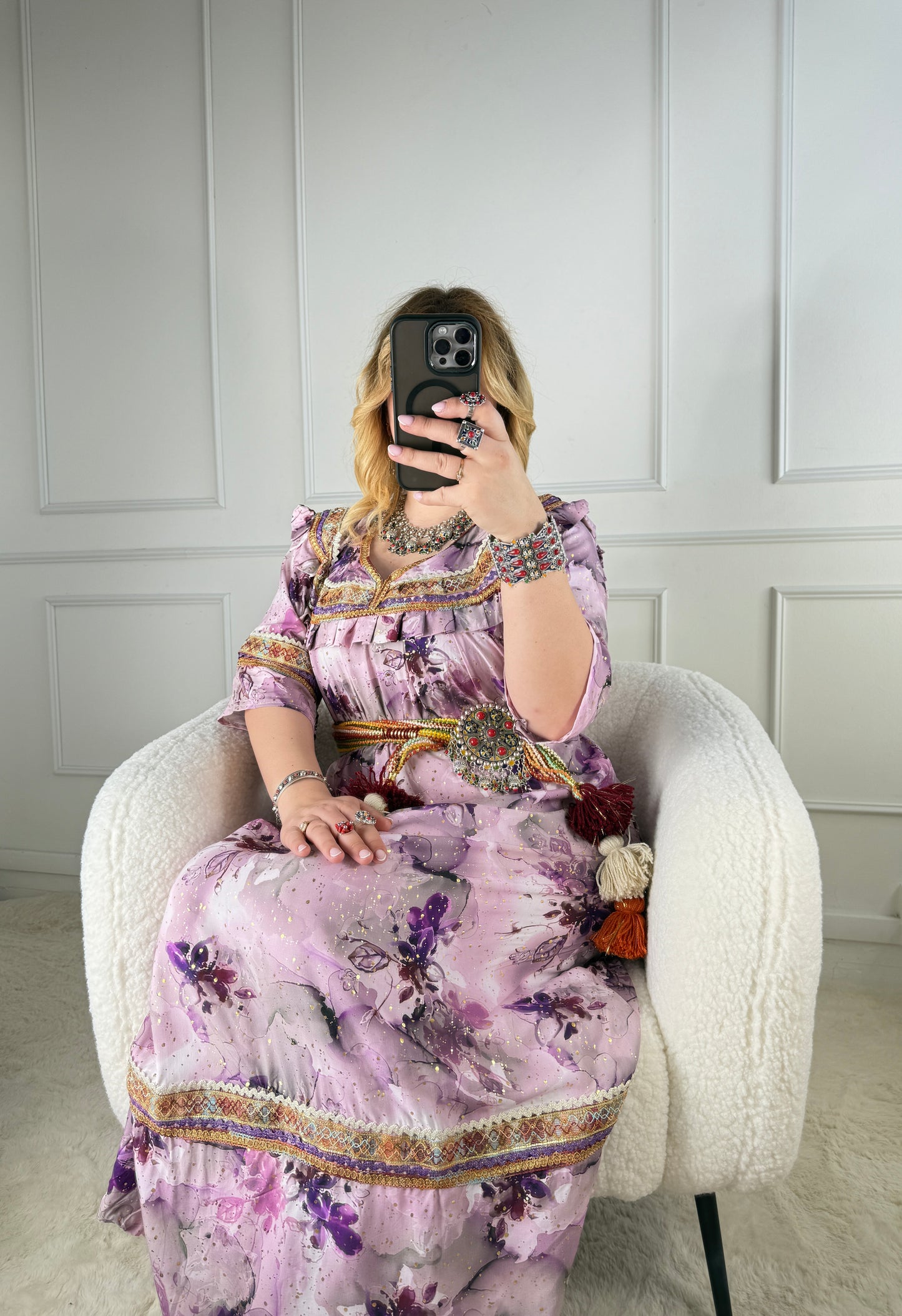 Robe de maison kabyle — Modèle Lilia
