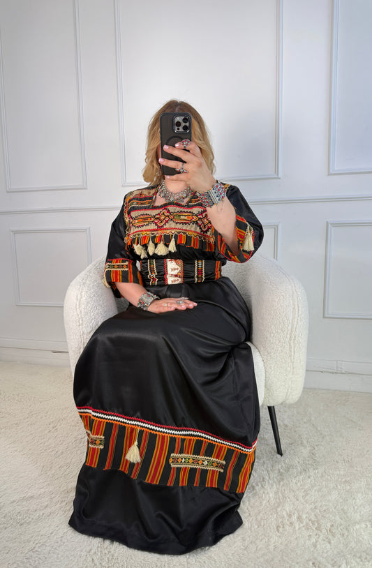 Robe de soirée kabyle — Modèle Tamazight Yelli