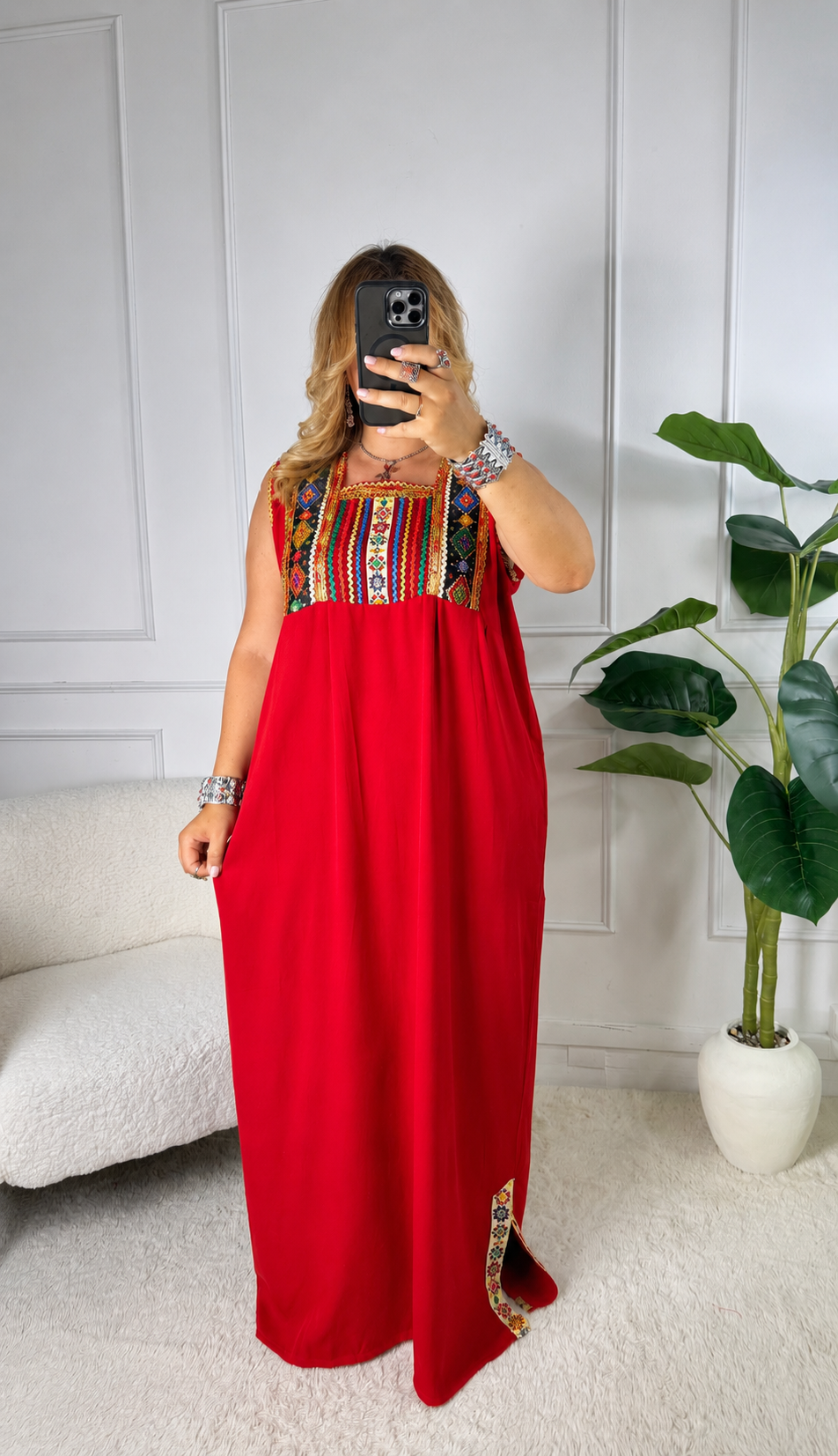 Robe de maison kabyle — Modèle Yelli