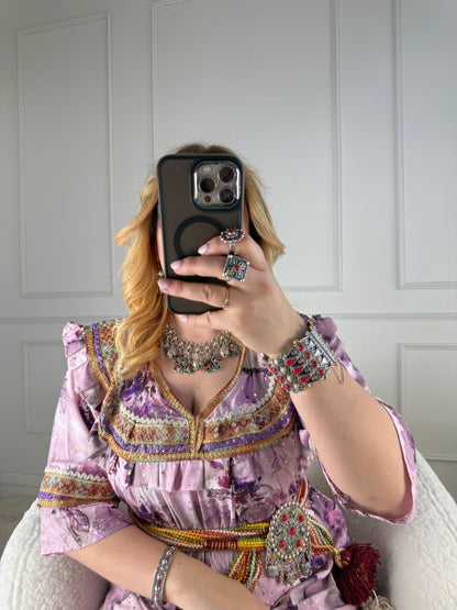 Robe de maison kabyle — Modèle Lilia