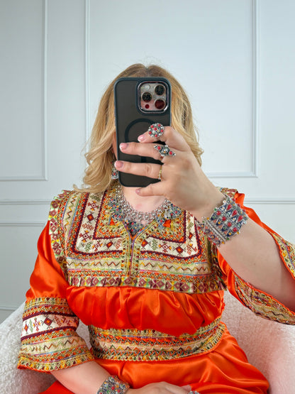 Robe de soirée kabyle — Modèle Melya Yelli