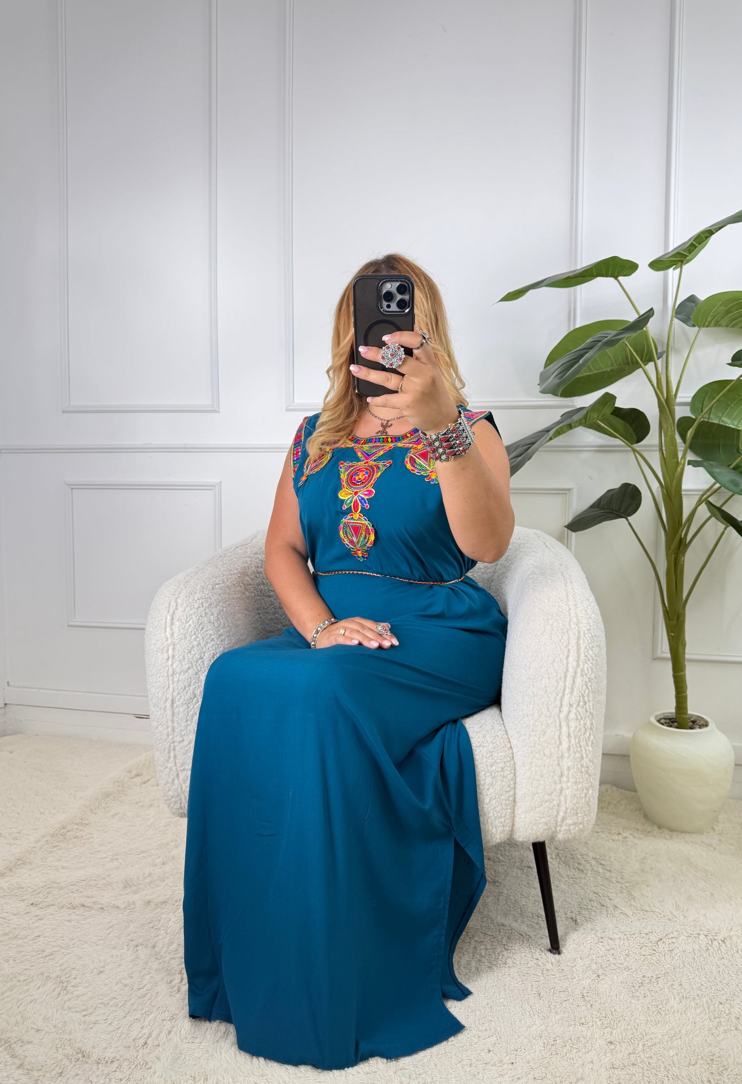 Robe de maison kabyle — Modèle Yelli