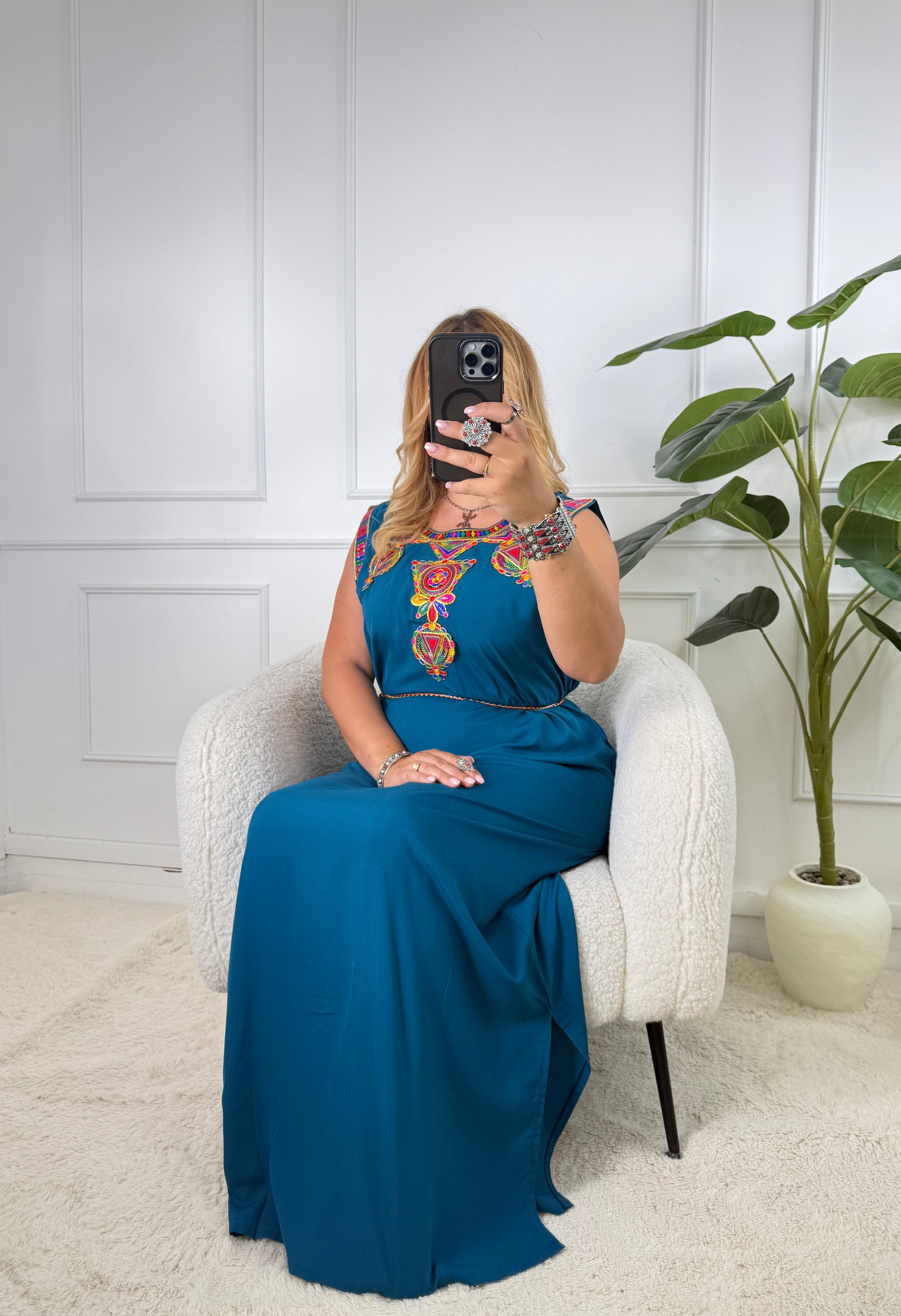 Robe de maison kabyle — Modèle Yelli