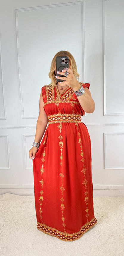 Robe d’hôtesse kabyle — Modèle Sonia Yelli