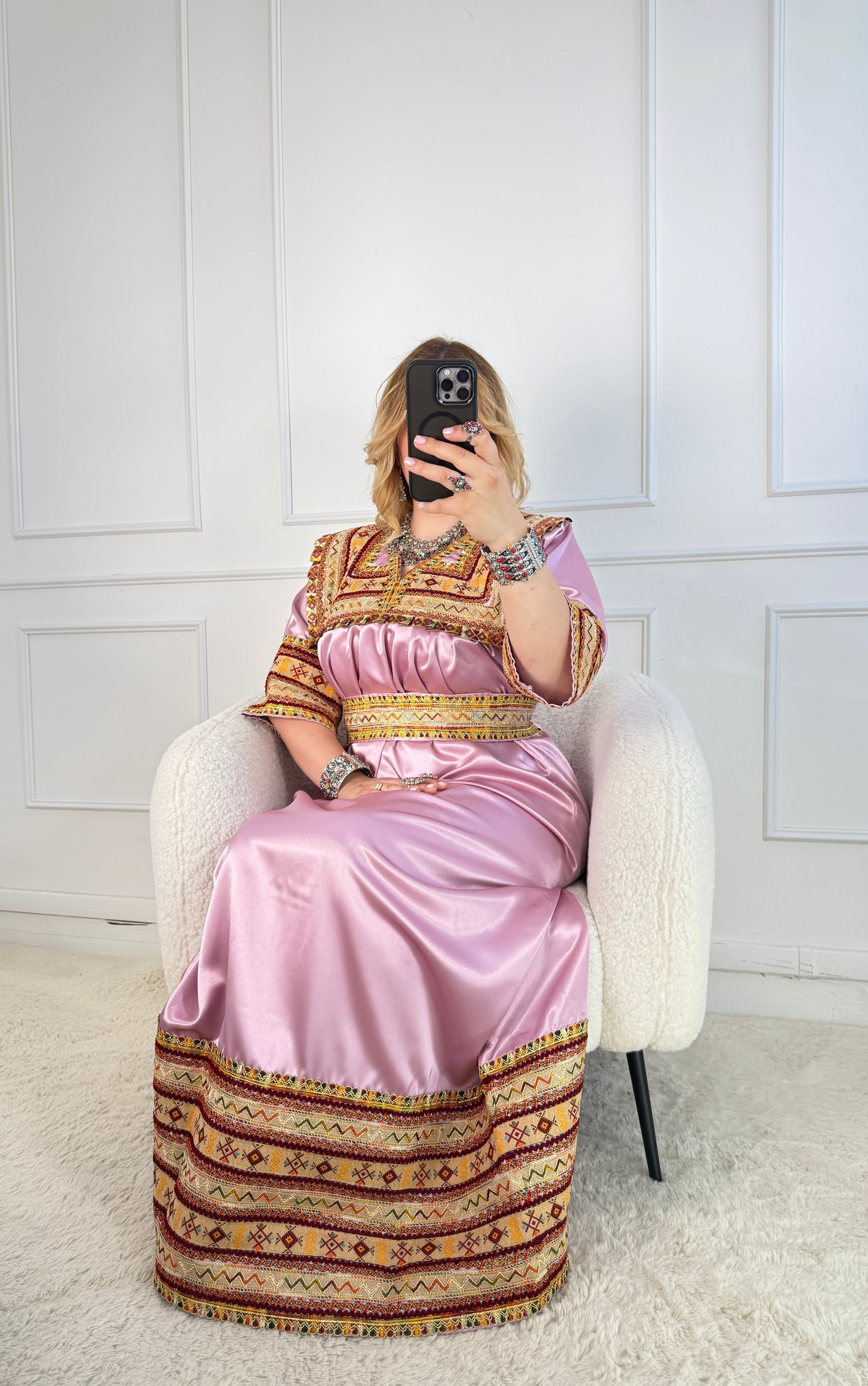 Robe de soirée kabyle — Modèle Melya Yelli