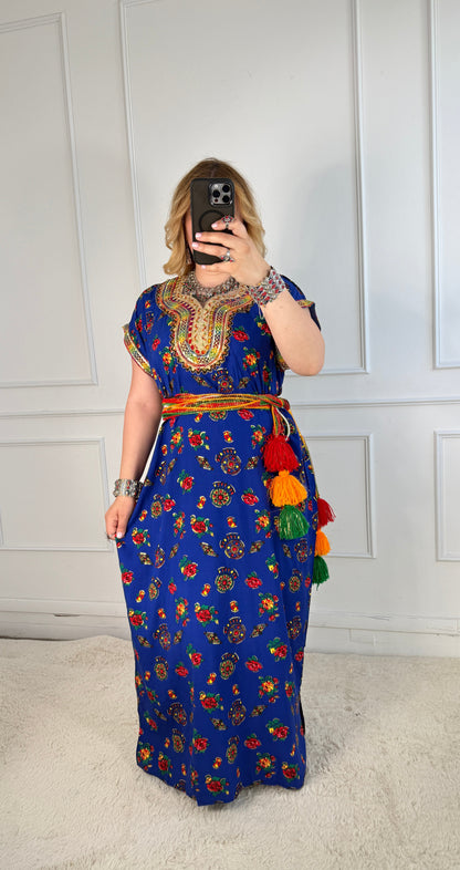 Robe de maison kabyle — Modèle Samira Yelli