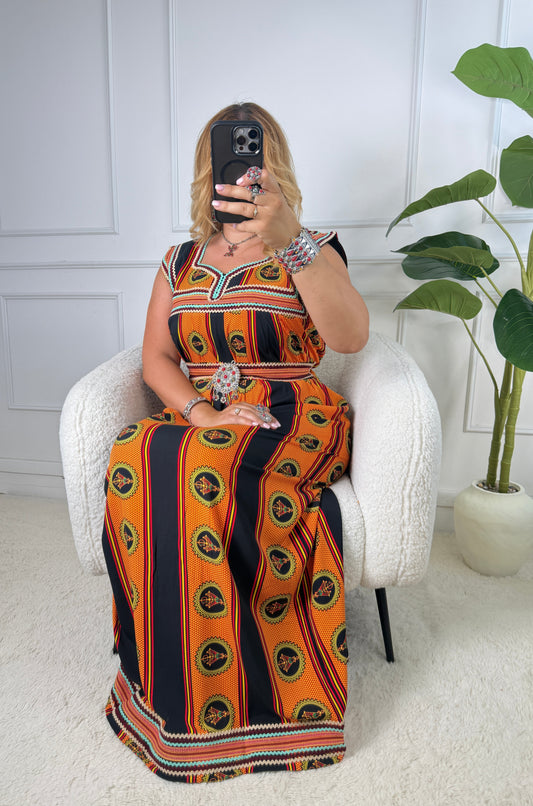 Robe de maison kabyle — Modèle Samira (Copie) Yelli
