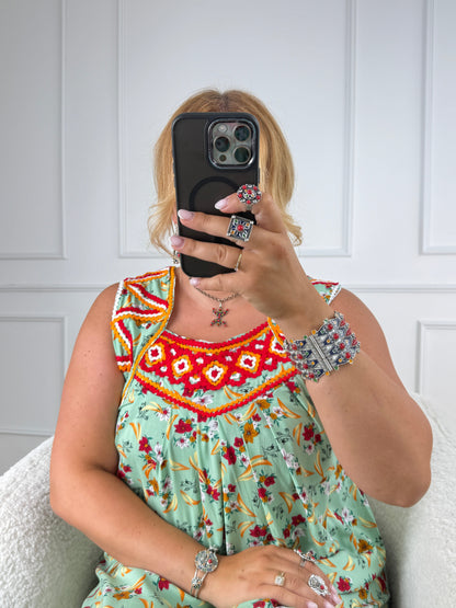Robe de maison kabyle — Modèles Yasmine Yelli