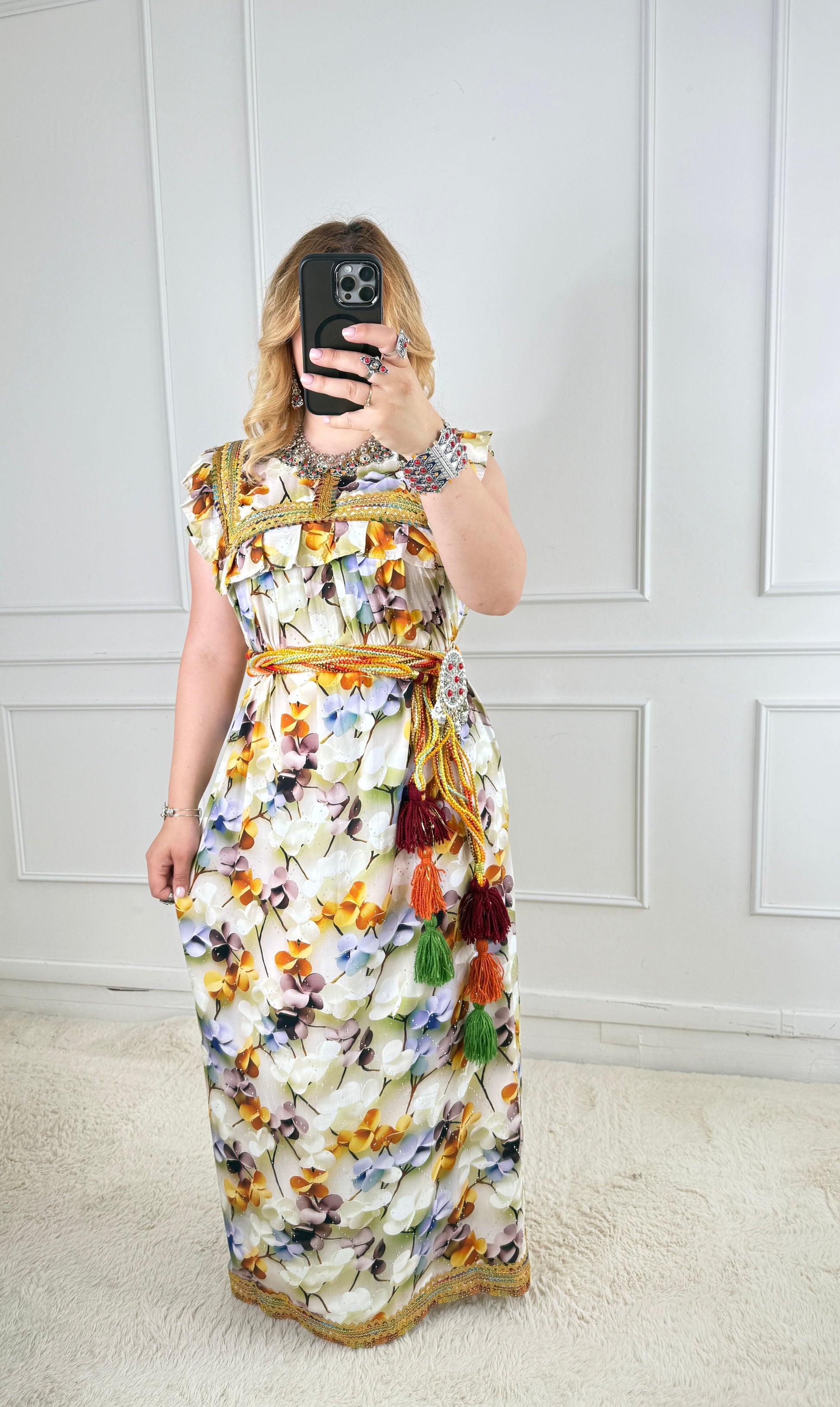 Robe de maison kabyle — Modèle Sania Yelli