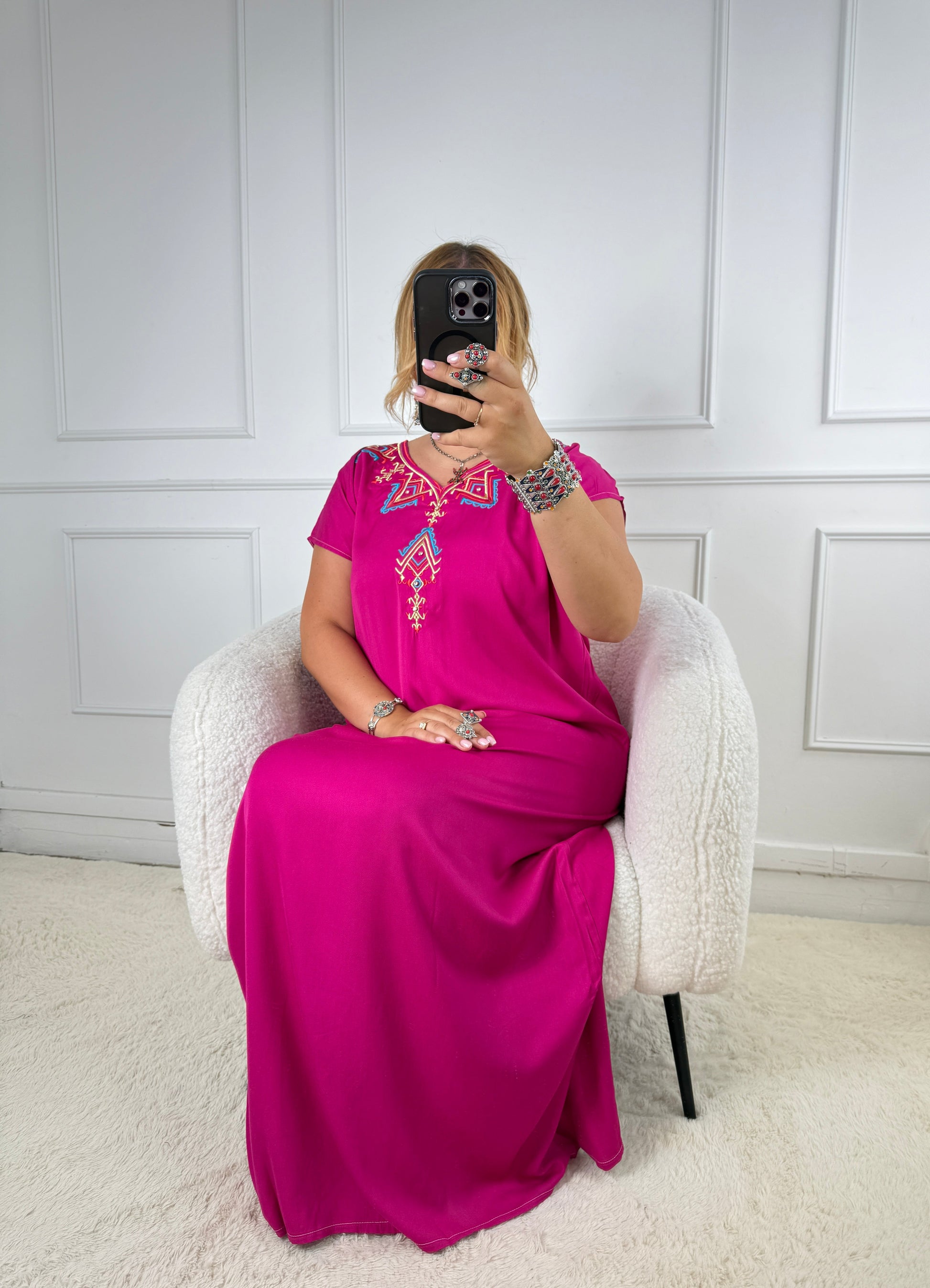 Robe de maison kabyle — Modèle Yelli