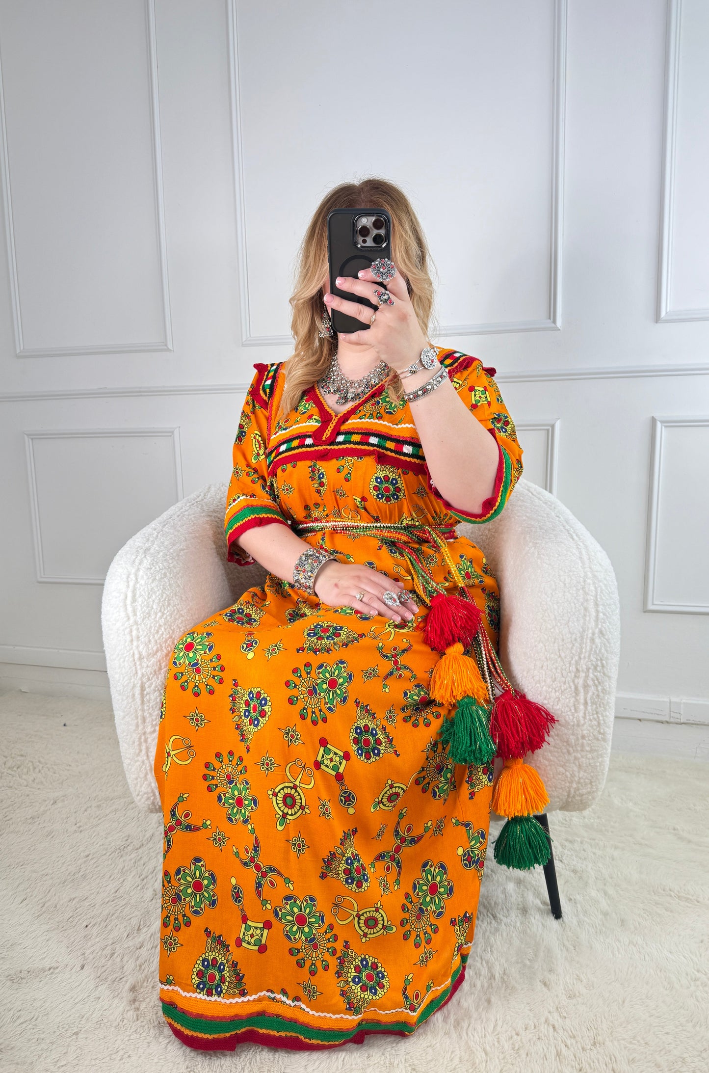 Robe Jida Kabyle – Modèle Kenza Yelli