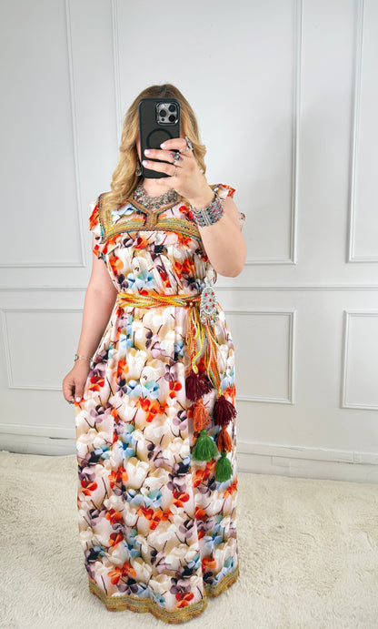 Robe de maison kabyle — Modèle Sania Yelli